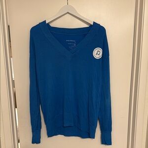 NWT pure barre v neck sweatshirt S